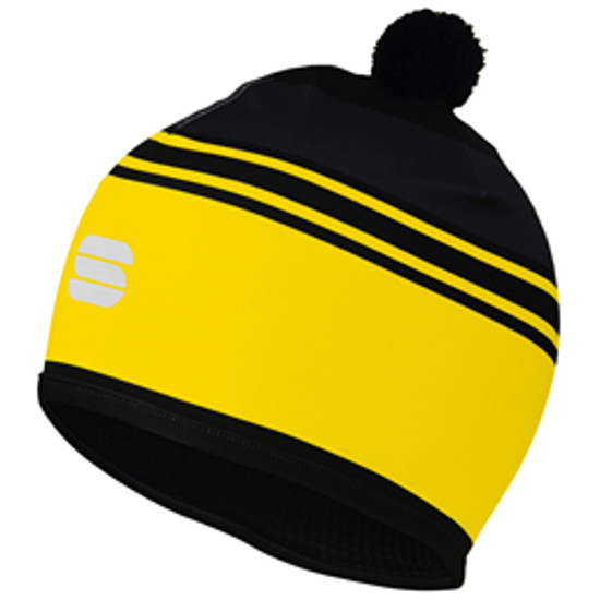 картинка Лыжная гоночная шапочка SQUADRA RACE HAT черная с желтым от магазина Одежда+