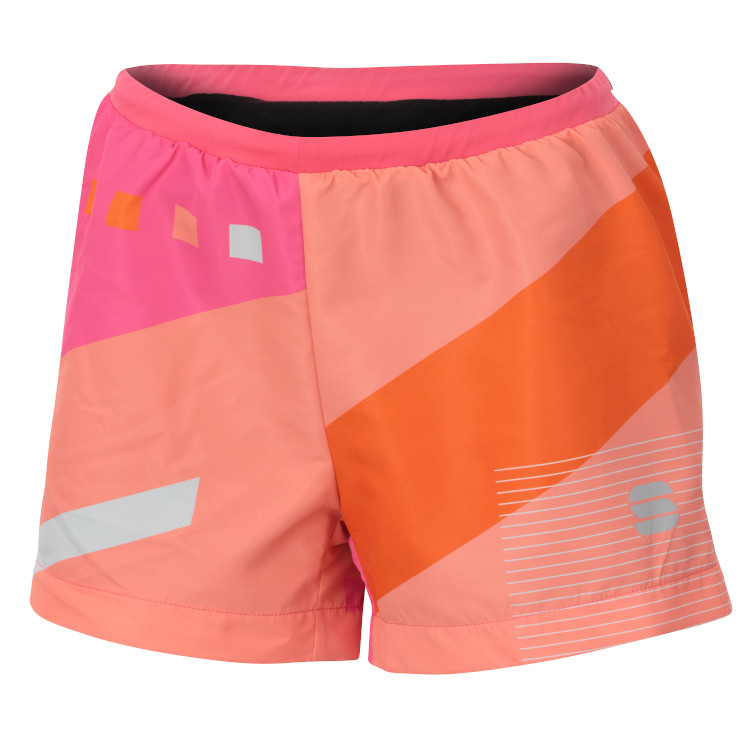 картинка Женские спортивные шорты Sportful Training W Shorts розово-оранжевые от магазина Одежда+