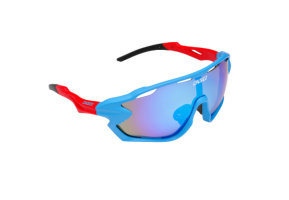 картинка Спортивные очки KV+ DELTA голубые с красным от магазина Одежда+