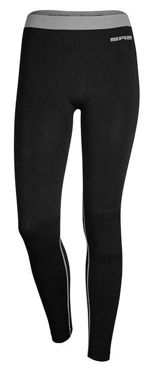 картинка Термо рейтузы женские SPRING LONG PANT WOMAN из мериносовой шерсти черные от магазина Одежда+
