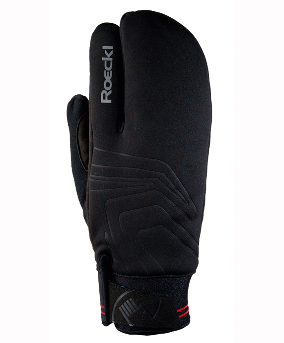 картинка Теплые двупалые рукавицы (лобстеры) ROECKL TALLIN TRIGGER черные от магазина Одежда+