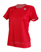 картинка Женская футболка с короткими рукавами Sportful Doro Cardio Jersey Short Sleeve красная от магазина Одежда+