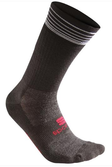 картинка Утепленные носки Sportful Merino Short Socks черные от магазина Одежда+