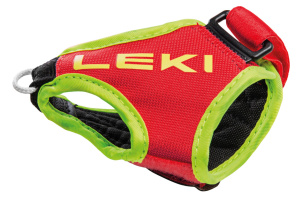картинка Комплект темляков для лыжных палок LEKI SHARK FRAME STRAP красный с желтым от магазина Одежда+