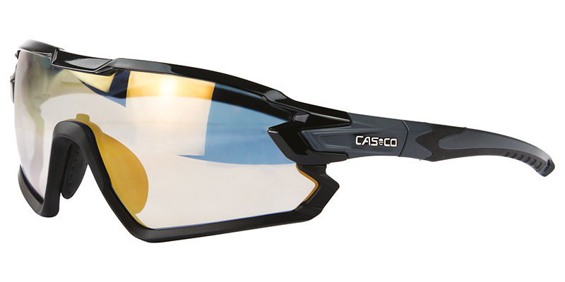 картинка Спортивные очки CASCO SX-34 со светофильтром VAUTRON, черная оправа от магазина Одежда+