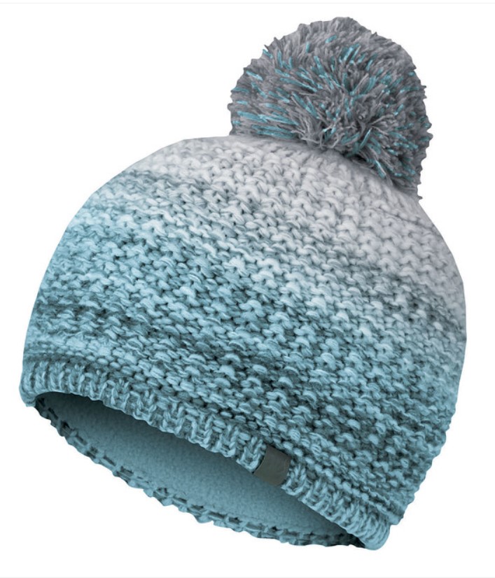 картинка Зимняя женская вязанная шапочка Sportful Karpos ROZES W CAP голубая от магазина Одежда+