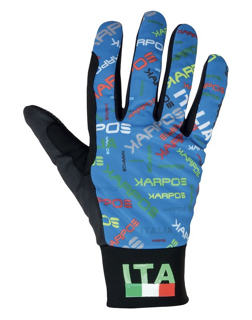 картинка Утепленные лыжные перчатки SPORTFUL KARPOS LEGGERO ярко-голубые с черным от магазина Одежда+
