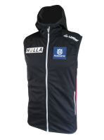 картинка Спортивный жилет Löffler Team Austria ÖSV Vest WS с капюшоном черный с красным от магазина Одежда+