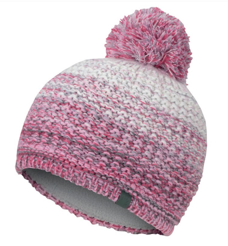 картинка Зимняя женская вязанная шапочка Sportful Karpos ROZES W CAP малиновая от магазина Одежда+