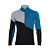картинка Толстовка KARPOS FEDERA HALF-ZIP FLEECE черная с голубым и серым от магазина Одежда+