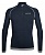 картинка Tермо футболка на молнии SPRING T-SHIRT LONG SLEEVES WITH 1/4 ZIP из мериносовой шерсти темно-синяя от магазина Одежда+