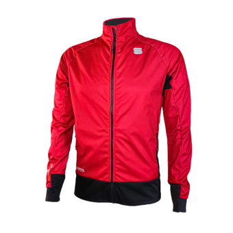 картинка Разминочный жакет SPORTFUL APEX JACKET красный с черным  от магазина Одежда+