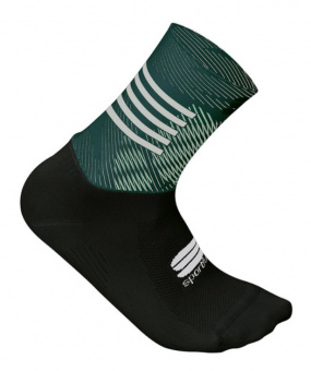 картинка Спортивные носки женские Sportful OASIS W socks черные с зеленым от магазина Одежда+