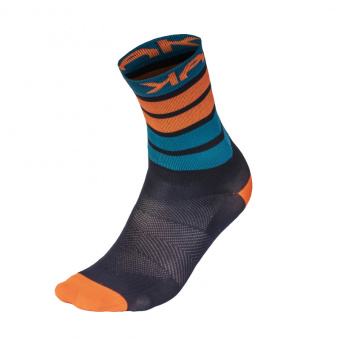 картинка Спортивные носки SPORTFUL KARPOS VERVE черные с оранжевым и синим от магазина Одежда+