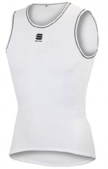 картинка Облегченная летняя футболка без рукавов Sportful Termodynamic Lite Slives белая от магазина Одежда+