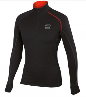 картинка Толстовка Bosconero zip top черная с красным от магазина Одежда+