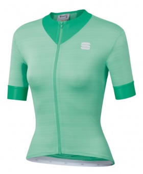 картинка Женская велосипедная майка с короткими рукавами на молнии Sportful KELLY W JERSEY светло-зеленая от магазина Одежда+