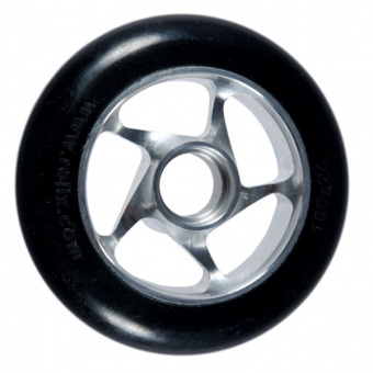 картинка Тренировочное резиновое колесо для лыжероллеров Roll'x 100 Five Slow размером Ø100x24мм черное от магазина Одежда+