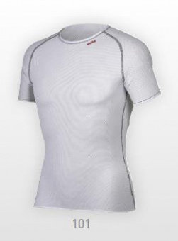 картинка Легкая футболка с короткими рукавами LITE T-SHIRT MESH белая  от магазина Одежда+