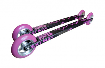 картинка Гоночные лыжероллеры SkiWay Skate Flash 530 на розовых колесах от магазина Одежда+