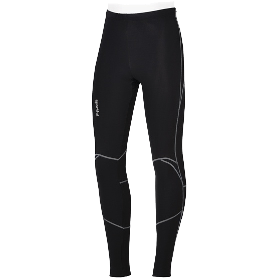 картинка Тёплые тренировочные брюки SPORTFUL DAVOS TECH TIGHT чёрные с красным от магазина Одежда+