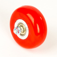 картинка Полиуретановое колесо ELVA W-SK70PU (в сборе) для коньковых лыжероллеров красное от магазина Одежда+
